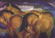 Franz Marc Little Yellow Horses (nn03) oil painting artist